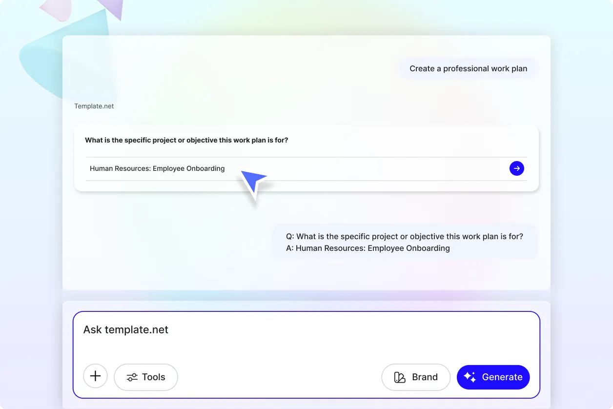 Free AI Work Plan Generator, Free Work Plan Maker [ No Signup ]